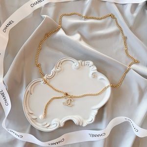 Authentic Chanel charm waist chain/body chain